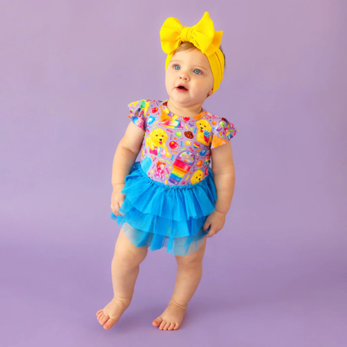 Lisa Frank® Casey & Caymus Tulle Bodysuit Dress:3-6M