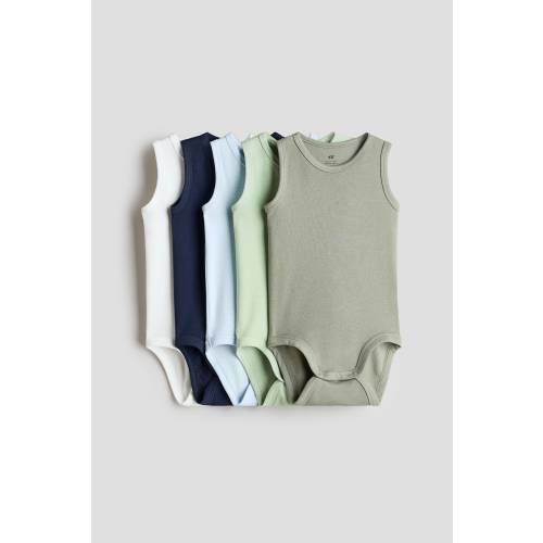 5-PACK COTTON BODYSUITS