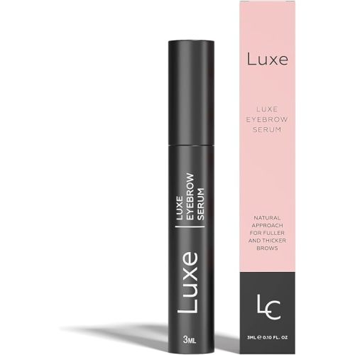 Luxe Cosmetics Eyebrow Serum for Hair Growth – Best Eyebrow Growth Serum for Fuller, Thicker, Longer Brows – Natural Brow Growth Treatment – Vegan Eyebrow Enhancing Formula for Women & Men