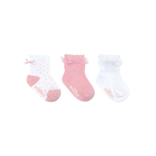Baby Girl Socks 3-Pack Pink – Robeez