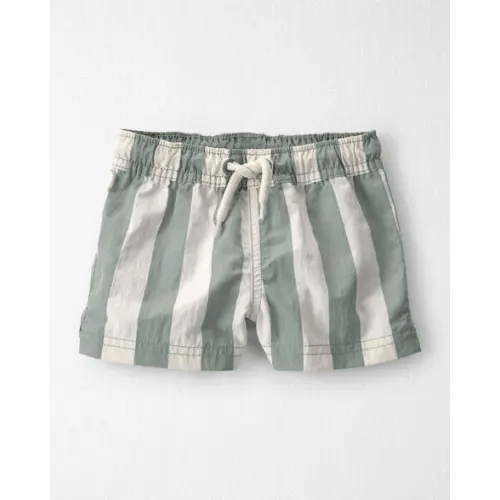 Baby Boy Recycled Swim Trunks in Stripes - 9M