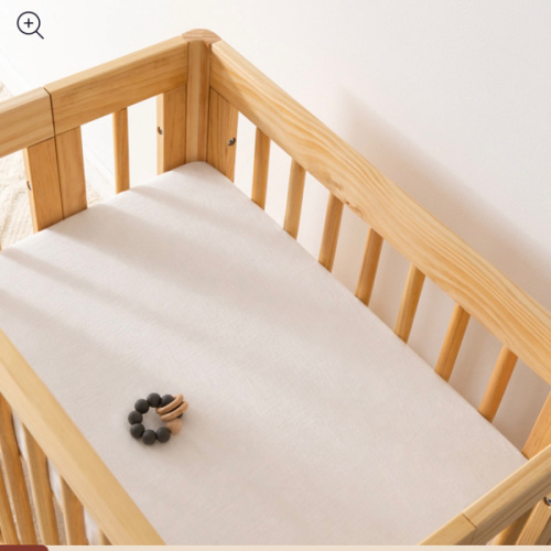All-Stages Bassinet Sheet in GOTS Certified Organic Muslin Cotton