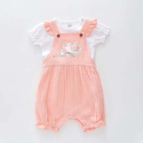 Sweet Tweet Overalls Set