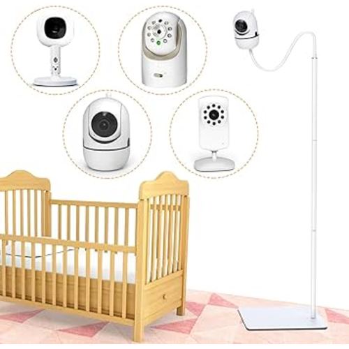 Baby Monitor Floor Stand Mount Compatible with HelloBabyHB6550/HB65/HB40/HB6339/ANMEATE SM24, Baby Ganibs, Bonoch, for Infant Optics Dxr-8 PRO, Nanit Pro Flex Stand, And Camera with 1/4" Threaded Hole