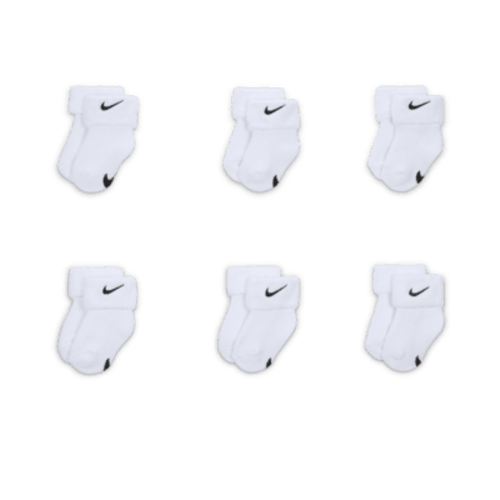 Nike Baby Terry Cuffed Socks (6 Pairs)