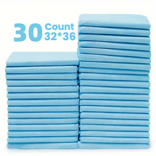 LIYING Bed Pads for Incontinence Disposable, 32 x 36 Waterproof Underpads, Maximum Absorbent Unisex Chucks Pad, Bed Liners Chux for Adults, Kids and Pets, XL (30 Count)