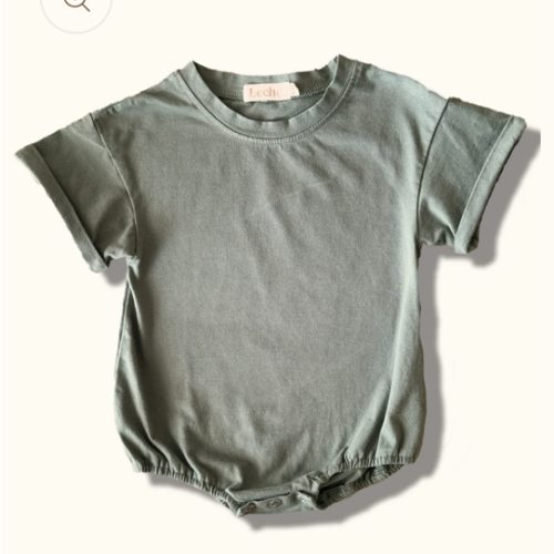Eucalyptus Cuffed Tee – Leche. Baby