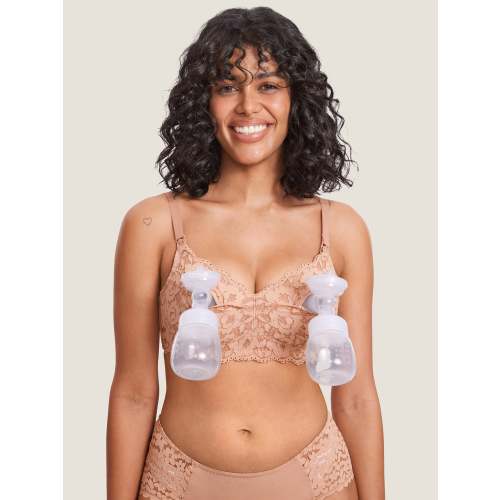 Cotton Lining Hands Free Pumping Bra