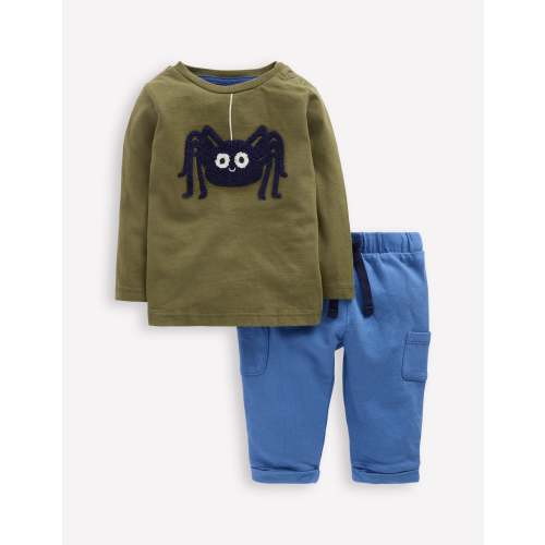 Jersey Overalls Play Set-Green Spider