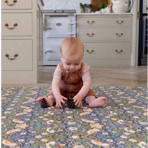 Morris & Co. The Strawberry Thief Play Mat – Totter and Tumble LLC