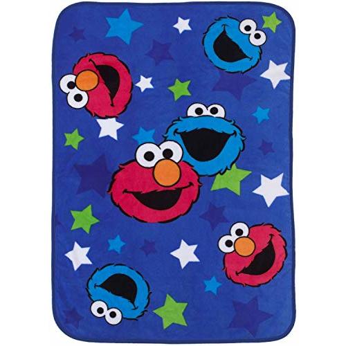 Sesame Street Toddler Blanket - Elmo & Cookie Monster