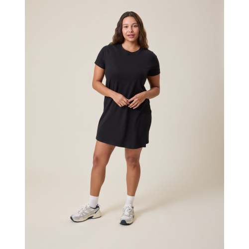 Classic Nursing T-shirt Mini Dress | Sand - Kindred Bravely