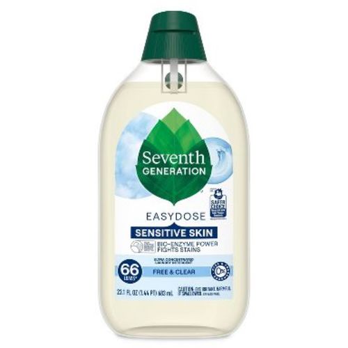 Seventh Generation Free & Clear Ultra-Concentrated 66-Loads Laundry Detergent – 23.1 fl oz