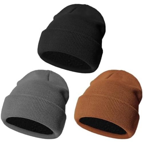 Urban Virgin Baby Girl Boy Beanies Fleece Lined Toddler Winter Hat Knit Girl Warm Beanies Kids Winter Hats for 0-6 Years