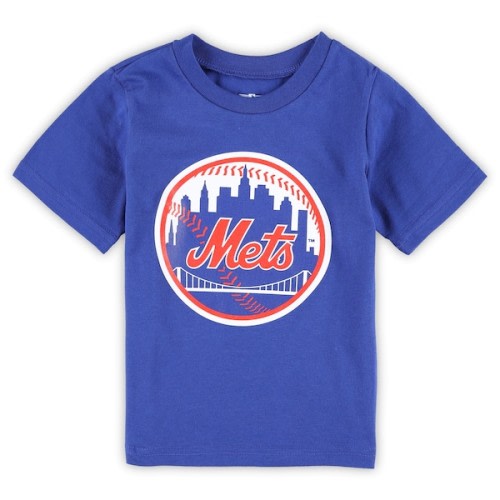New York Mets Toddler Team Crew Primary Logo T-Shirt - Royal