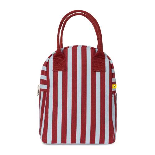 Zipper Lunch - Awning Stripe Chili Pepper