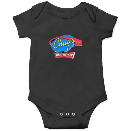 Chuy's Mexican Food Onesies Kids's Short Sleeve Onesie 12M Black sold by ZinDanZun | SKU 367981698 | Printerval