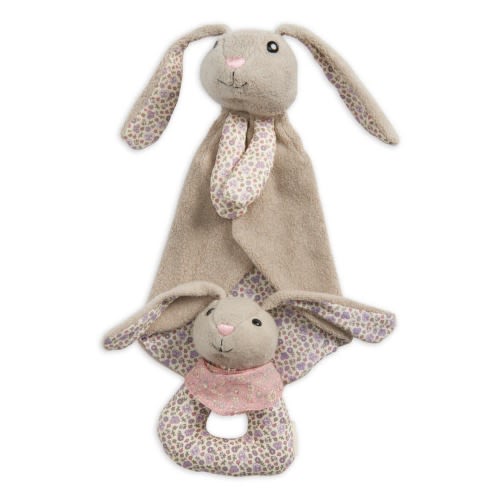 Organic Cotton Blankie Rattle