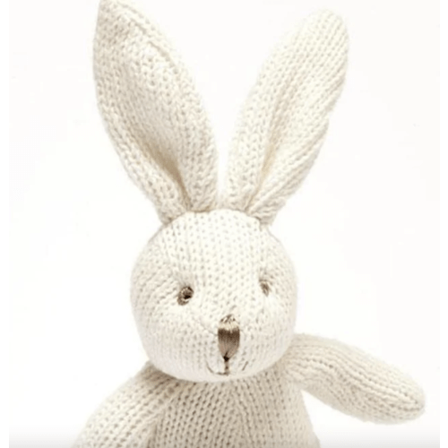 Knitted Bunny Rattle