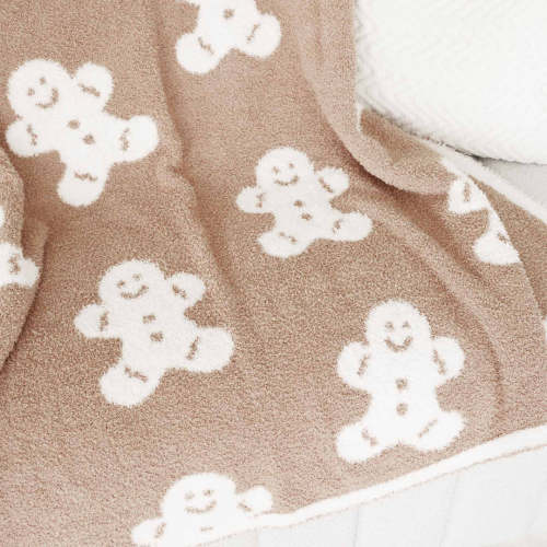 CuddleLane™ Luxe Blankets | Gingerbread