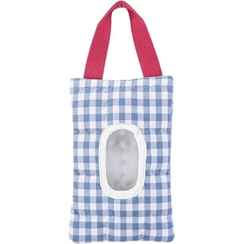 Quilted Baby Wipe Holder Floral Diaper Pouch Portable Quilted Wipes Bag for Car, Stroller