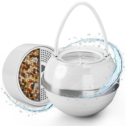 Bath Filter for Tub - Bathtub Water Filter for Softer Skin & Hair, 8 Stages Hotel Grade Filtration Bath Water Filter,2,500 Gal of Filtration, BPA Free, Easy to Install
