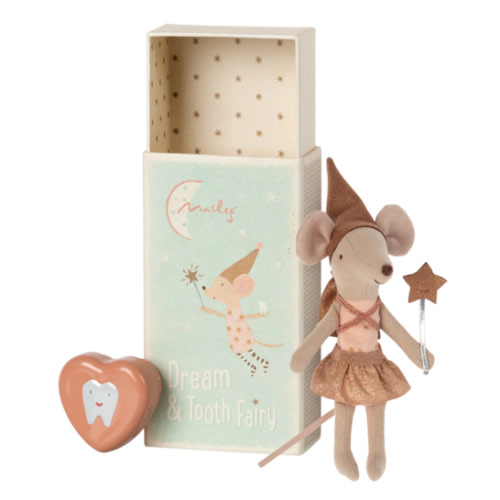Tooth Fairy Mouse, Rose - Maileg USA