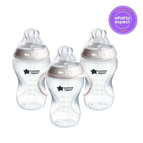 Tommee Tippee Baby Bottles Natural Start Anti-Colic Self-Sterilizing 11oz with Medium Flow Nipple