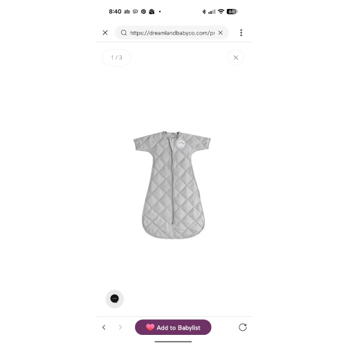 Weighted Transition Swaddle Sack for Babies Who Roll | Dreamland Baby