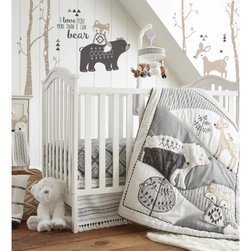 Bailey 5-Piece Nursery Crib Bedding Set - Levtex Baby