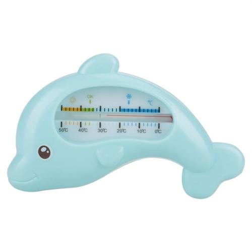 Baby Bath Thermometer Water Thermometer and Bath Toy Baby Bath Floating Thermometer Toy Thermometer for Safety Bath Care(Blue)
