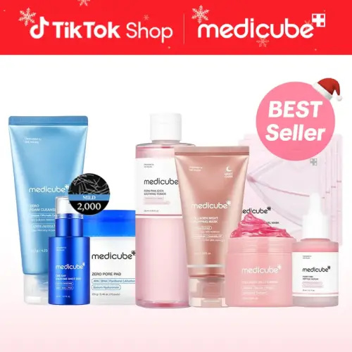 [medicube] Affordable Glass Glow Skincare Set | Includes 8 TOP-SELLING - TikTok Shop