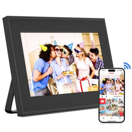 SUGIFT 10.1" Digital Picture Frame, Touch Screen Digital Photo Frame with Easy Setup, Photo Gifts for Parents and Grandparents