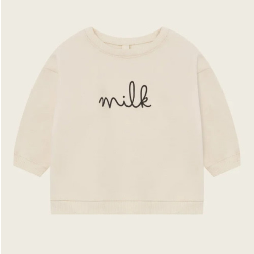 Organic Zoo Milk Sweatshirt Undyed Bio-Baumwolle Unisex – Littlies + mums