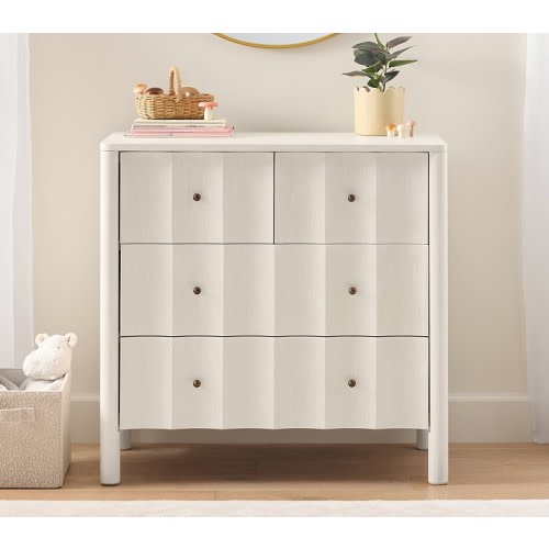 Scalloped 3-Drawer Dresser (36w x 19d")