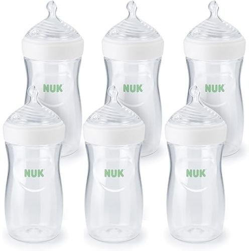 NUK Simply Natural Baby Bottle with SafeTemp