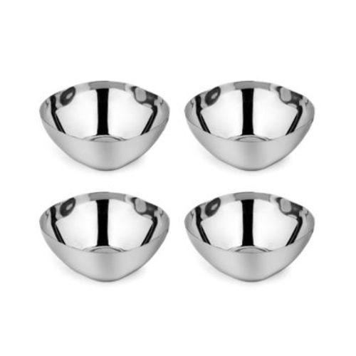 Ahimsa 4pc 12oz Stainless Steel Smart Snacking Kids' Bowls