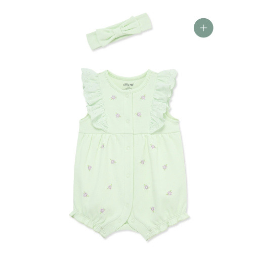 Violets Romper & Headband
