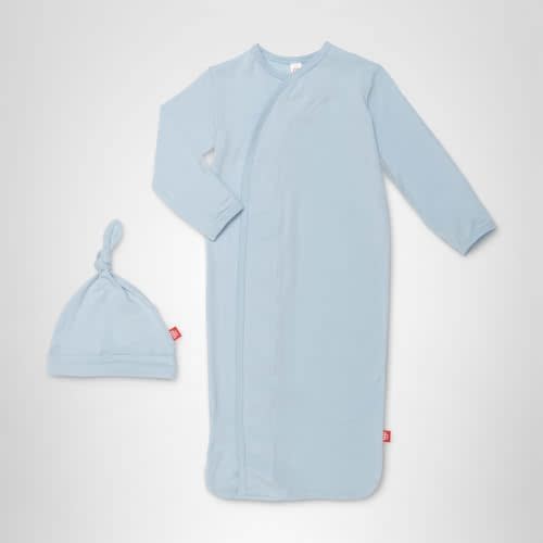 Magnetic Me Modal Newborn Sleeper Gown & Hat Set | Silky Soft Modal Fabric Sleep Sack