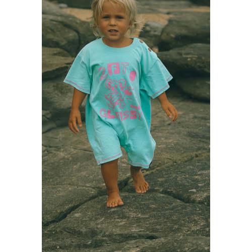 2ft & glassy vintage baggy jumpsuit - Green wash