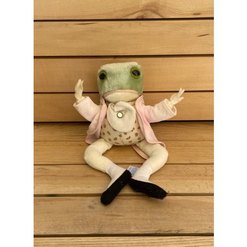 Beatrix Potter Eden Vintage 90s Mr. Jeremy Fisher Funny Aristocratic Plush Frog