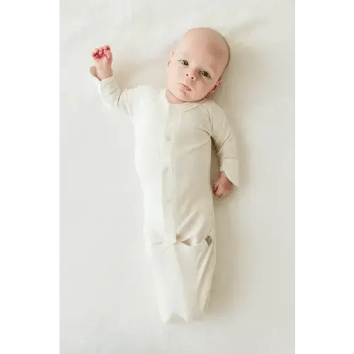 Goumikids Organic Baby Sleeper Gown - Rose – goumikids