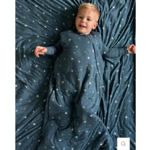 Imagine Navy Blue 1.0 TOG Bamboo Viscose Sleep Sack | günamüna