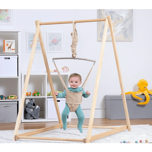 Tulip | Foldable Baby Bouncer - Beige