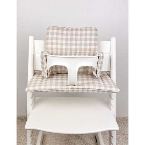Personalized High Chair Cushion | Wipeable Baby Seat Pad Cover | Custom Chair Insert