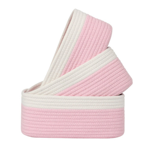 Highland Dunes 3-Piece Fabric Storage Basket Set - Foldable Organizer Bins for Closet, Shelves, and Toys & Reviews | Wayfair