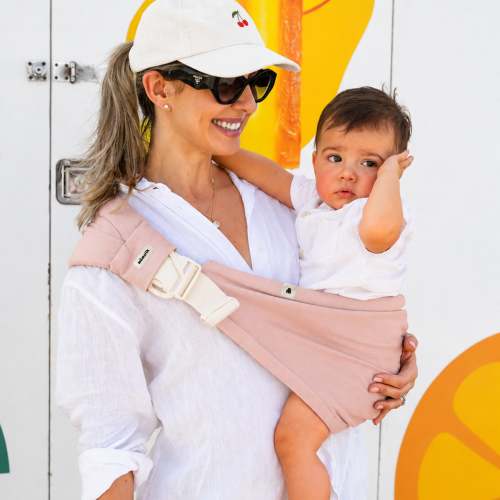 Porte-bébé MomSwing - Pink – Momsilk
