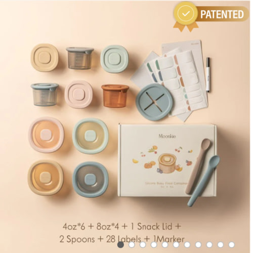 Silicone Baby Food Containers