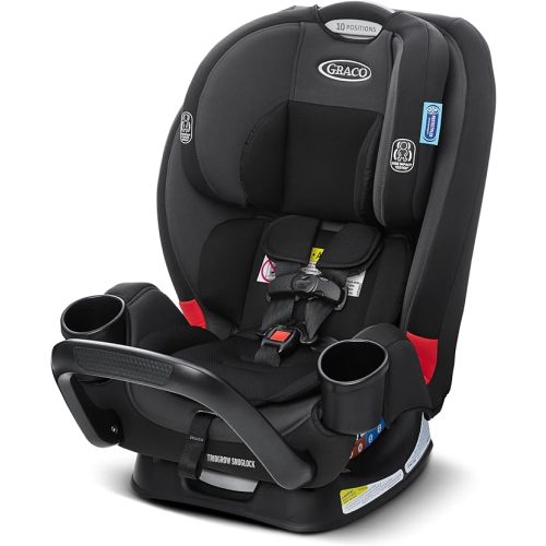 Graco SlimFit3 LX 3-in-1 Car Seat ft. Anti-Rebound Bar, Baby to Big Kid Car Seat, 2.2-45 kg (4-100 lb), Gotham