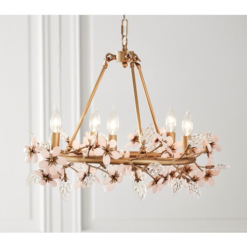 Grace Flower Nursery Chandelier | Pottery Barn Kids